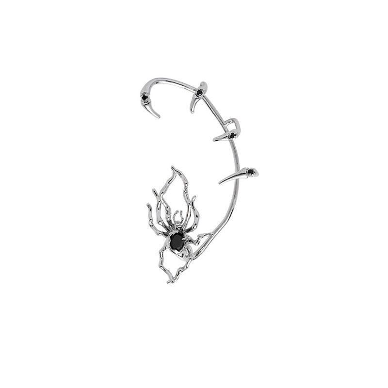 Sweet Cool Spider Cuff Without Piercing Bone Dark Niche High-end Feel Hot Girl Minimalist Punk Ear Clip For Women_voghion.com