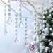 Cross-Border Transparent Crystal Bead String Hat Snowflake Ice Christmas Tree Decoration Wedding Lighting_voghion.com