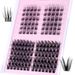 Natural Dense Segmented False Eyelashes Set Large Capacity Western Curl Diagonal Fly Single Cluster Lashes_voghion.com