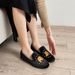 313 Yixinda French Style Exquisite Embroidery Slip-On Velvet Flat Soft Sole Loafers Moccasins Women's Shoes_voghion.com
