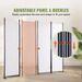 And Divider Dividers Dividers Room (4panel) Folding Ft Office For B Room Partition Screens Room 5.6 Privacy 88×67.5inch Fabric_voghion.com