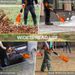 21V Cordless Leaf Blower With Foldable Design - High-Power Battery-Powered Blower For Lawn, Snow, Dust, And Debris Cleaning_voghion.com