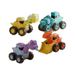 Puzzle Children's Toy Dinosaur Engineering Small Car Press Sliding Excavator Boy Gift_voghion.com