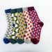 Unisex new style British style gentleman fashion socks casual happy socks geometric pattern style_voghion.com