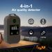 Portable Carbon Monoxide Detector, Temperature And Humidity, Long Battery Life, CO Alarm, Flashlight, Four In One, Long Battery Life_voghion.com
