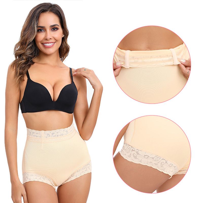 Kalça Kaldırma Güvenlik Pantolonu ve Kalçaları Geliştiren Dantel Üçgen Karın Kontrol Pantolonu_voghion.com