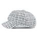 Baskenmütze für Damen im Herbst und Winter, karierte achteckige Mütze im koreanischen Stil, britische Retro-Malermütze, schicke All-Match-Mütze_voghion.com