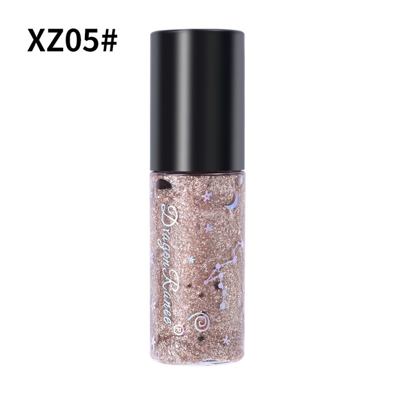 Farger Flytende 5 Øyenskygge Highlighter Paljetter Glitter Øyenskygge Perlemor Liggende Silkeorm Vanntett Laster_voghion.com
