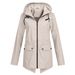 K Lightweight Windproof Jacket With Zipper And Hood For Women_voghion.com