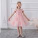 Babykleidung Mädchenkleid Kinderkleid Kleid CuHK Einreihiges, schulterfreies, mit Perlen besetztes Smoking-Laufstegkleid für Kinder_voghion.com
