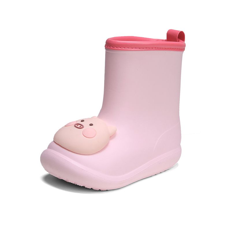 Gummistiefel für Kinder, kleine Kinder, Motorrad-Regenstiefel, Mädchen und Jungen, niedliche Tier-Regenstiefel für draußen, wasserdicht, rutschfest_voghion.com