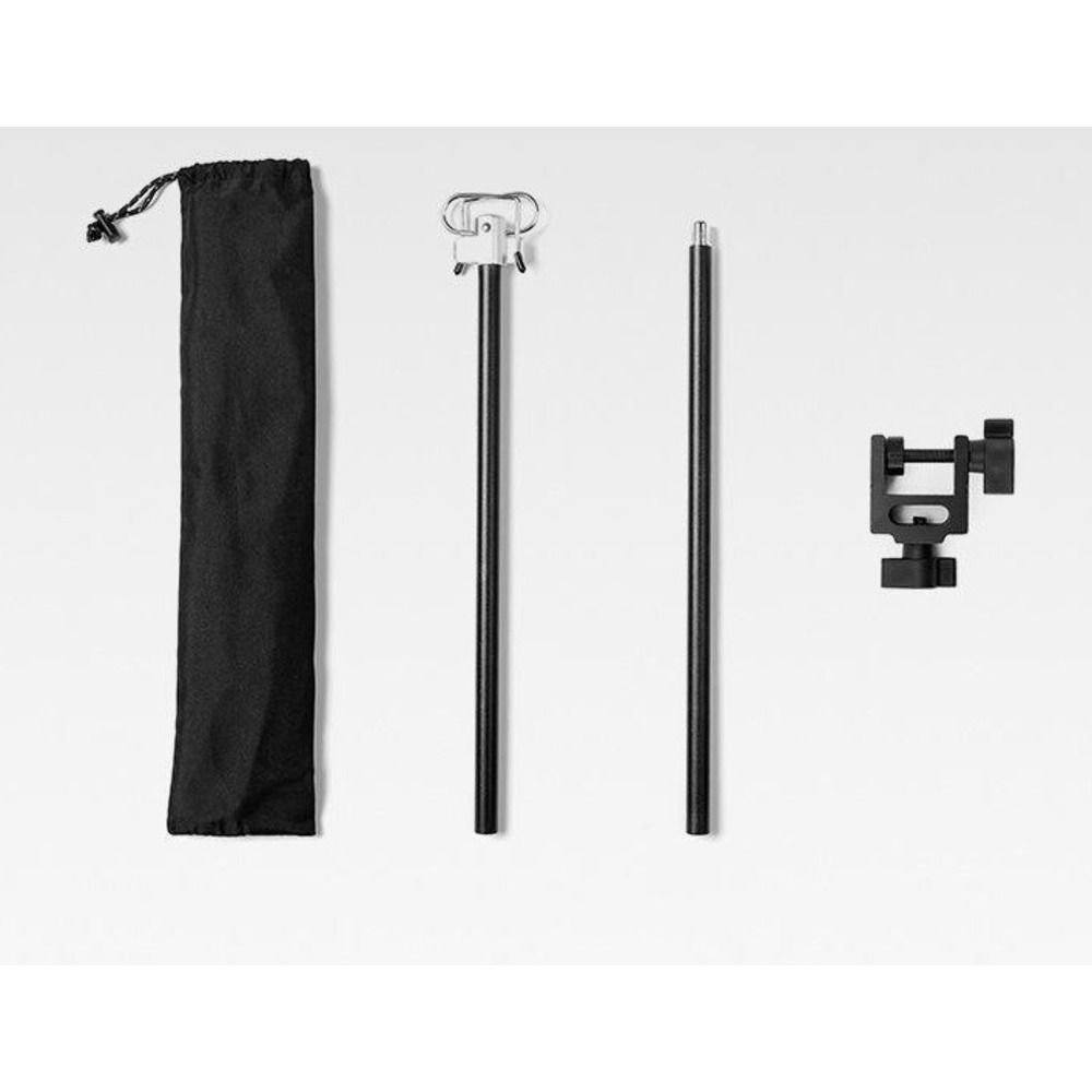 Outdoor desktop rack, aluminum alloy stainless steel tray, mini table board, camping telescopic lighting, fishing light_voghion.com