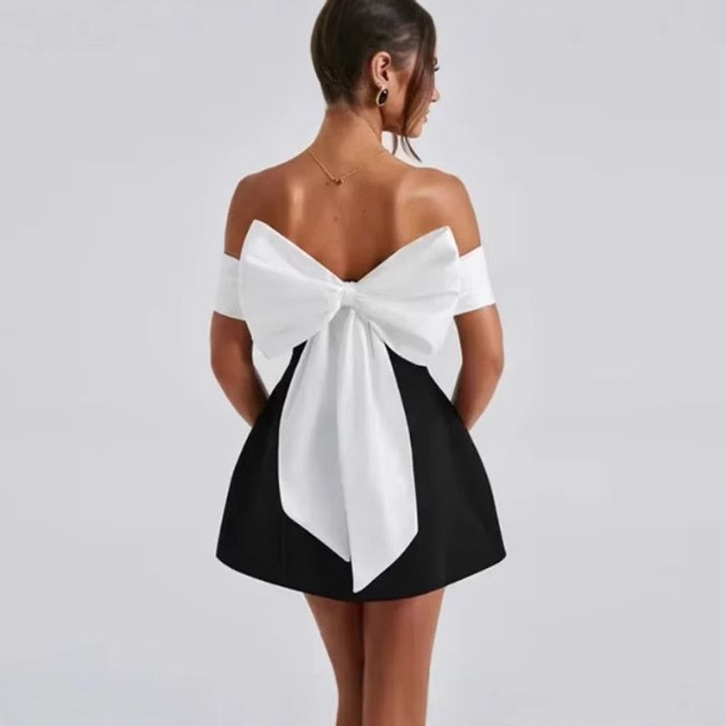 Damenbekleidung Asymmetrische Oberteile Kleid_voghion.com