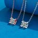 Collana con testa di toro classica in moissanite da un carato, pendente a catena con clavicola femminile in argento S925 con staffa vuota, per San Valentino_voghion.com