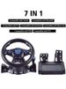 Controller di vibrazione del volante 7 in 1 per simulazione di giochi da corsa con pedali per Switch/Xbox 360/Xbox One/PC/PS4/3/Android_voghion.com