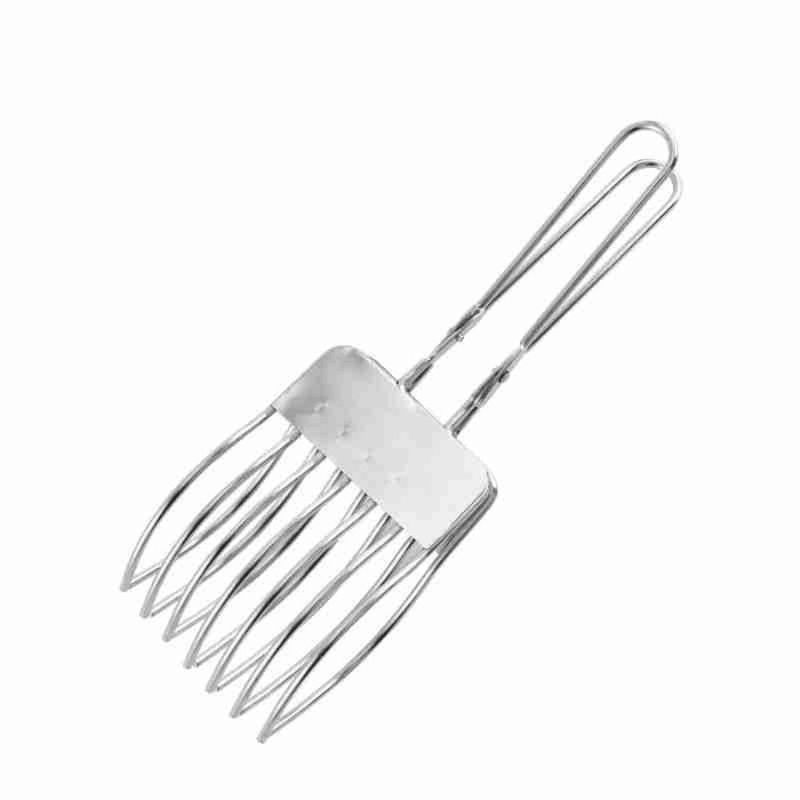 Bread Slicer Tong Meat Slicing Guide Tool Fruits Holder For Slicing Stainless Steel Nonslip Ergonomic_voghion.com