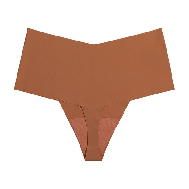 Nahtloser Tanga aus Eisseide, reine Baumwolle, Schritthöschen für Frauen, hohe Taille, große Größe, Damen-Tanga, grenzüberschreitender Großhandel_voghion.com