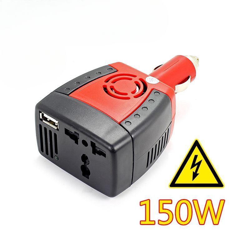 3C Digital USB Car Charger Cigarette Lighter Inverter Charging Head 12V To 220V Power Converter_voghion.com