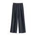 Women's 2024 Summer New Air Style Vertical Fold Pants_voghion.com