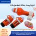 Marine Life Jacket Seawater Lifebuoy Dry Lithium Battery Self-Illuminating Floating Explosion-Proof Signal Light CCS_voghion.com