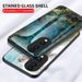 Για Honor 70 Case Watercolor Marble Pattern Shockproof Glass Coque For Honor 8X 50 60 70 20 Pro 10i 10 Lite Cover Fundas Bumper_voghion.com