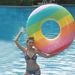 Thickened PVC Inflatable Pool Float - Rainbow/Star/Leaf/Orange Designs (Heavy-Duty 600D Non-Slip Grip Supports 250lbs UV-Resistant)_voghion.com