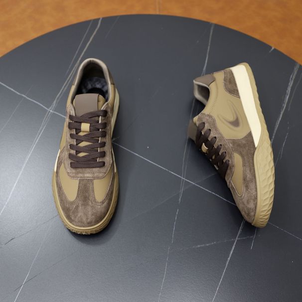 Neuer Stil Trendy Super Beliebte 2025 Frühjahr Neue Echtes Leder Trainingsschuhe Flache Beiläufige Turnschuhe Student Sport_voghion.com