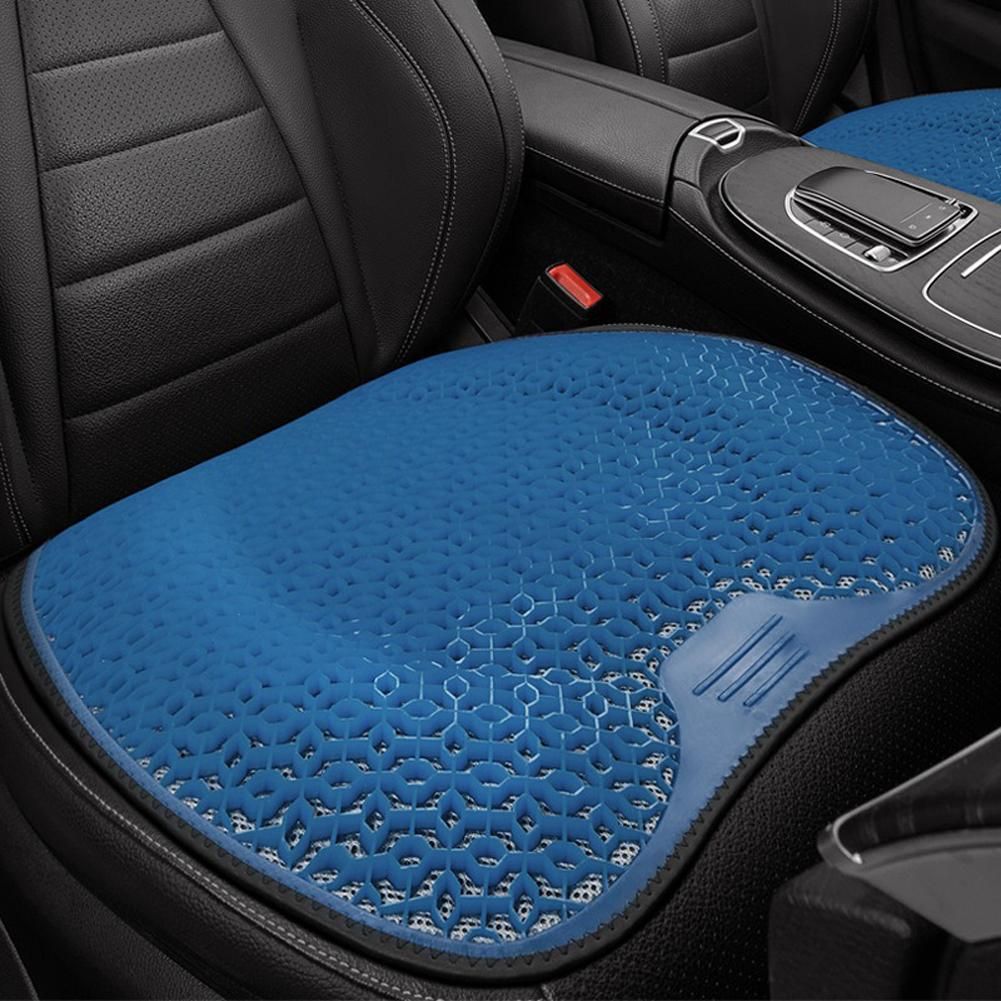 Summer Lumbar Support Honeycomb Gel Ice Thread Seat Backrest Ventilation Breathable Car Cushion Accessories_voghion.com