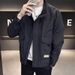 Autumn And Winter Men's Jackets Trendy Brand Rascal Work Clothes Top Stand Up Collar_voghion.com