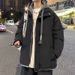 2024 New Two-Piece Jacket For Men, Thickened Men's Cotton Coat, Hooded Puffer Jacket, Loose Fit, Plus Size_voghion.com