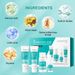 4pcs 2% Salicylic Acid Care Set For Women Men Korean Formula Cleansing Moisturizing Kit With Facial Cleanser, Toner,_voghion.com