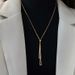 Double Layer Stacking Women's Light Niche Design Autumn And Winter Necklace New Sweater Chain Accessories_voghion.com