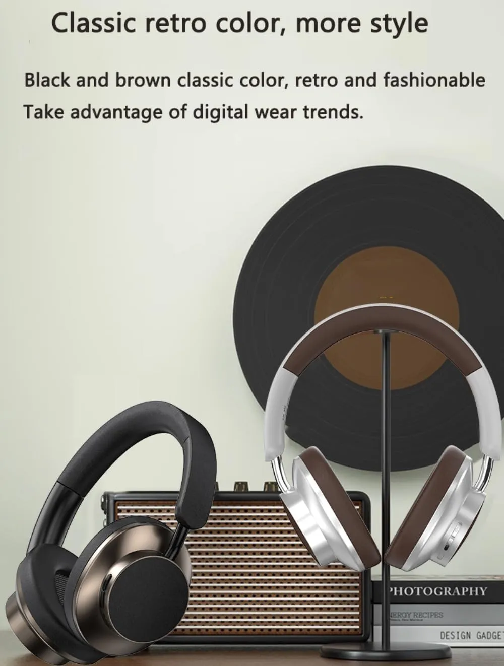 Bezdrôtové Bluetooth slúchadlá s mikrofónom, HiFi stereo, ENC redukcia šumu, nízka latencia pre hry, vhodné pre mobilné telefóny, počítače atď._voghion.com