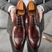 Brogue New British Style Carved Men's Casual Leather Shoes Men_voghion.com