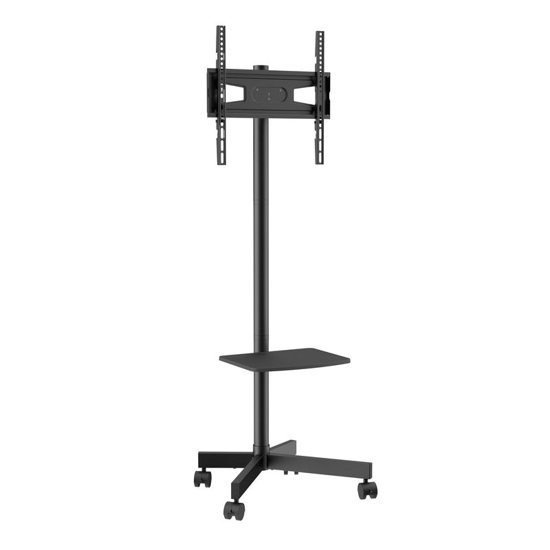 VEVOR Mobile TV Stand, Mobile TV Cart For 23 To 60 Inch TVs, Height Adjustable Portable TV Stand With Wheels, With A Tray For Audio-Visual Devices, Rolling TV Stand With Mount For Bedroom, Living Room_voghion.com
