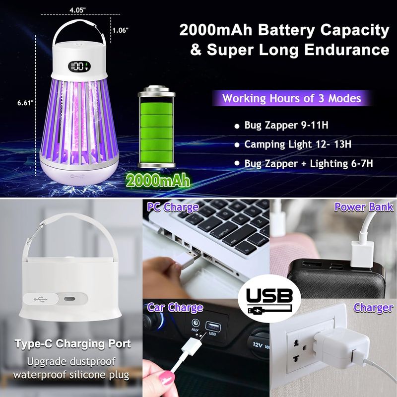 2000 V LED-Killer – wiederaufladbare Aufbewahrungsbox für den Außenbereich_voghion.com