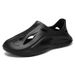 Men's Summer Soft Sole Clog Sandals With Cushioning, Sports Coconut Beach Closed-Toe Lightweight Slippers For Men_voghion.com