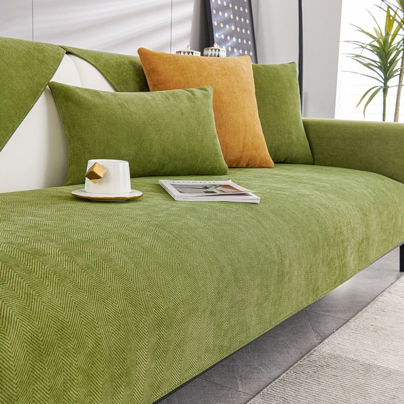 Fashion Chenille Sofa Cushion Covers – Premium Anti-Slip, Striped Design, Custom Sizes (12 Colors, 23 Size Options)_voghion.com