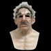 Máscaras 3D realistas: hombre guapo, máscaras de anciano transfronterizo atractivo (anciano, anciana, tocado de anciano calvo) - Accesorios de cosplay realistas, perfectos para fiestas_voghion.com