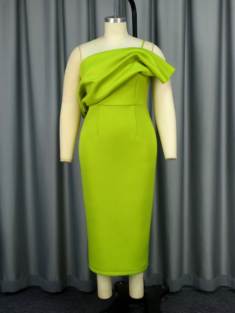 Women's sexy tube top suspender skirt Evening party layered high waist backless one-step skirt dress_voghion.com
