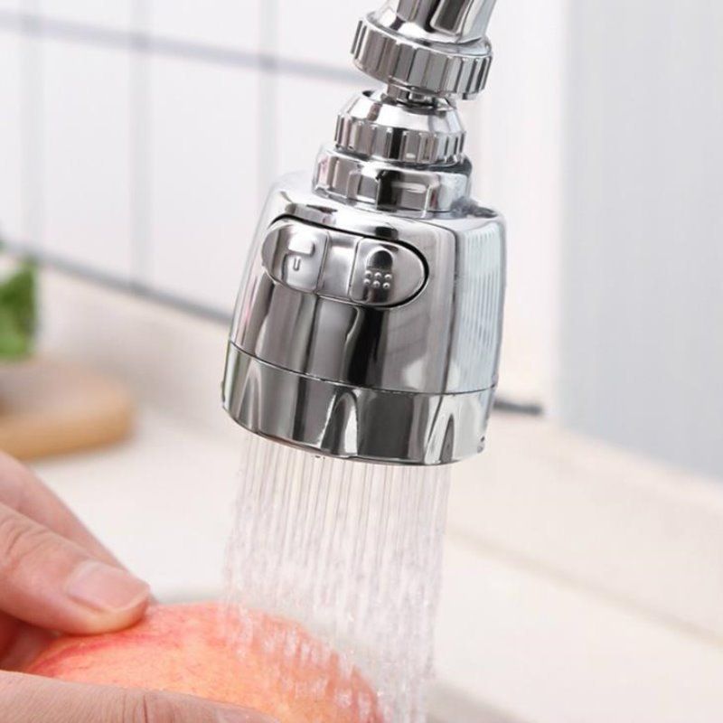 Universal tap water shower water saving rotatable filter nozzle faucet splash head extension extender_voghion.com