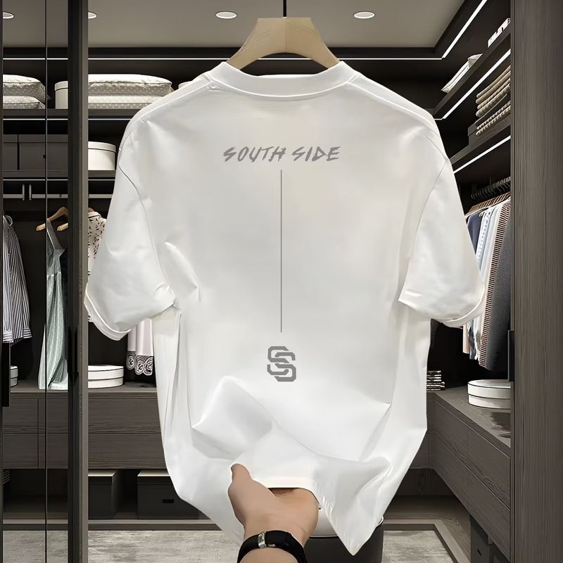 American Pi Shuai Kurzarm-T-Shirt aus reiner Baumwolle für Jugendliche, Herren und Damen, Sommer, Instagram-Modemarke, lockeres Rundhals-Oberteil_voghion.com