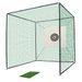 10X10X10FT Golf Practice Net Cage W/ Metal Frame Hitting Net Kit Indoor Outdoor_voghion.com