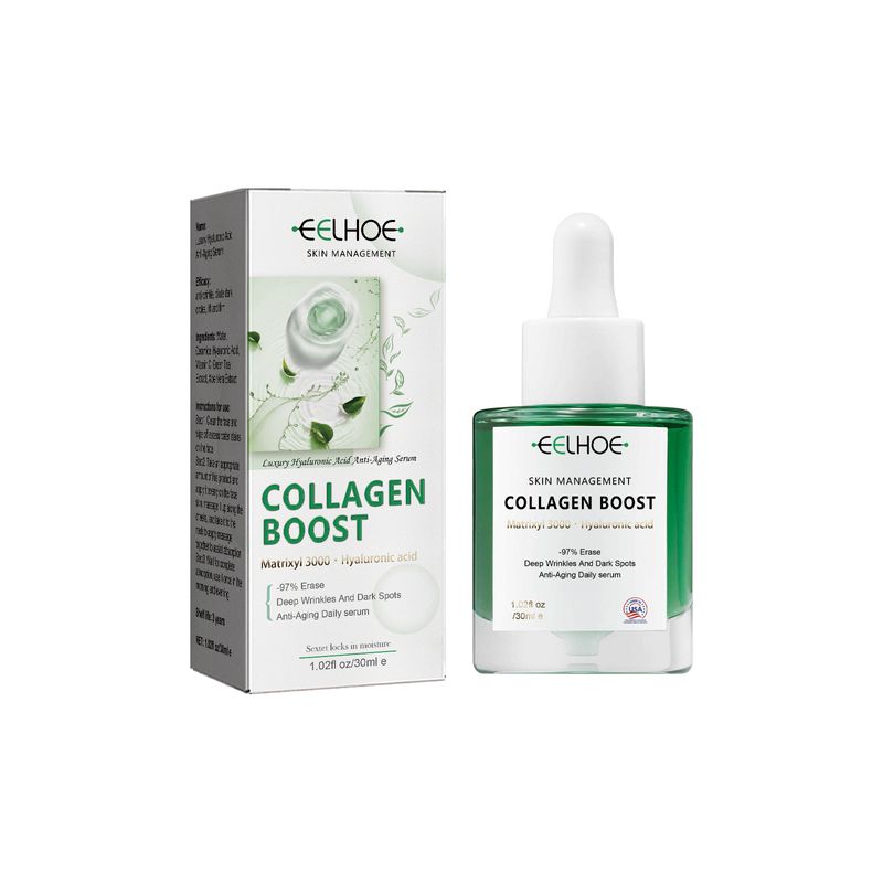 La esencia antiarrugas con ácido hialurónico EELHOE reduce las líneas finas, hidrata y reafirma la piel del rostro._voghion.com