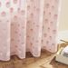 Curtains Are Light Transmitting And Impermeable Strawberry Pattern Window Screens Are Semi Light Blocking And Wear Rods_voghion.com