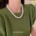 French Style Large Pearl INS Fashion Personality Internet Celebrity Temperament Collarbone Chain Simple Versatile_voghion.com