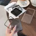 Ultra Thin Transparent Sanding Phone Case For Samsung Galaxy Z Flip 7 FE 6 5 4 3 Flip7 Flip6 Flip5 5G Protective Hard_voghion.com