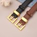 Women's Genuine Leather Ins Style Thin Pin Buckle Jeans Casual Versatile Fashion Simple Decorative Belt For Women_voghion.com