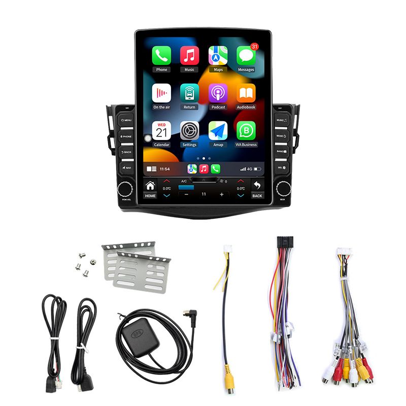 Suitable for Toyota RAV4 vertical screen car navigation system Android large screen 9.7 inch reversing image central control display_voghion.com