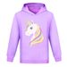 Felpe con cappuccio e felpe con cappuccio per bambini e bambine con unicorno 2557_voghion.com